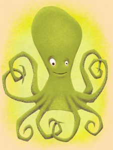 Illustration of an octopus