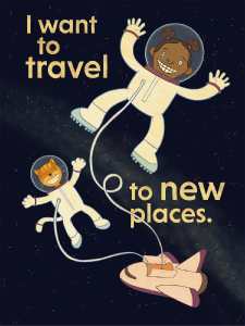 I want to travel to new places.